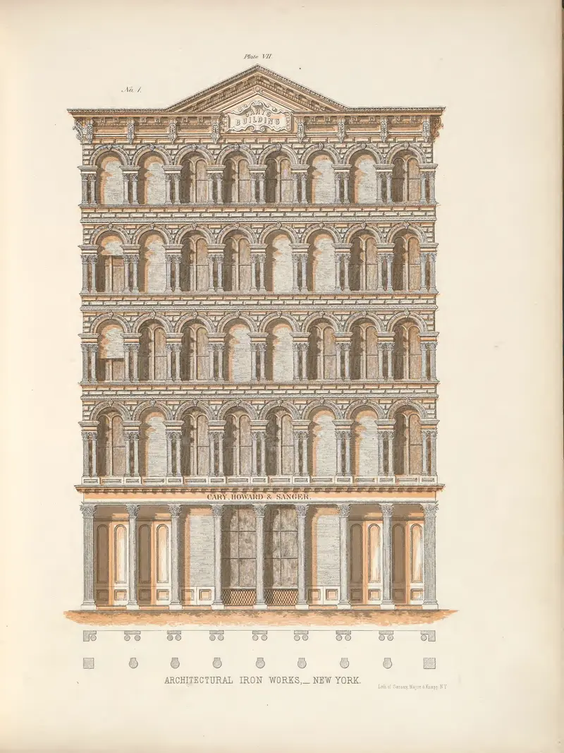 Store Front Elevations No. 6 & 7