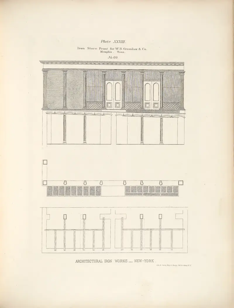 Building Facade — Broad Arch Style
