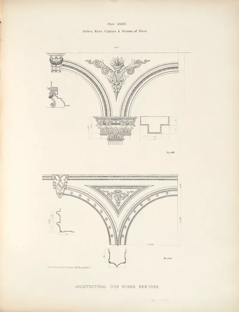 Arches, Keys, Capitals & Piers