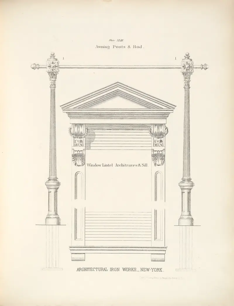 Awning Posts, Sills & Lintels